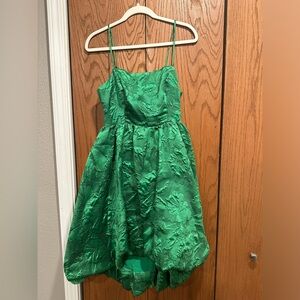Anthropologie Jacquard bubble dress